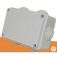 *CLEARANCE*  PACK OF 25 - 190mm X 140mm X 70mm Rectangular Junction box IP55 with knockouts